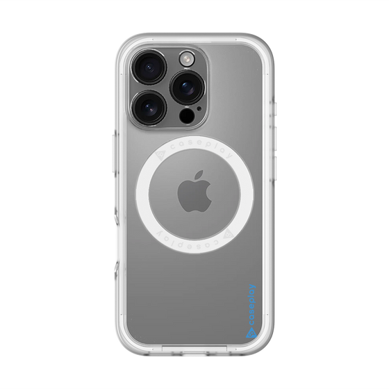 スリムプロテクションプレミアムケース with MagSafe［ オリジナル - caseplayロゴ - ブルー/B ］