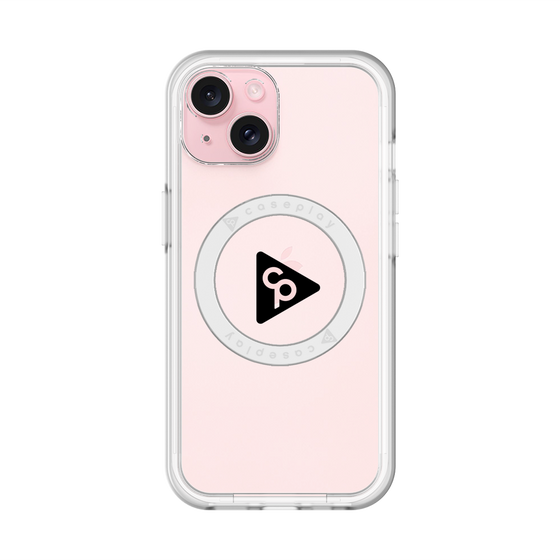スリムプロテクションプレミアムケース with MagSafe［ オリジナル - caseplayロゴ - ブラック/C ］