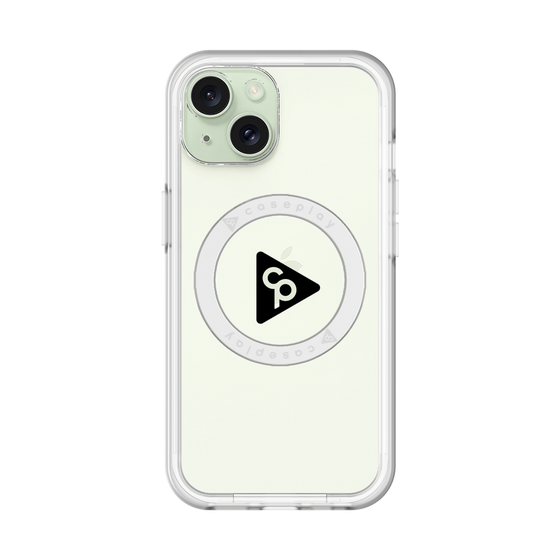 スリムプロテクションプレミアムケース with MagSafe［ オリジナル - caseplayロゴ - ブラック/C ］