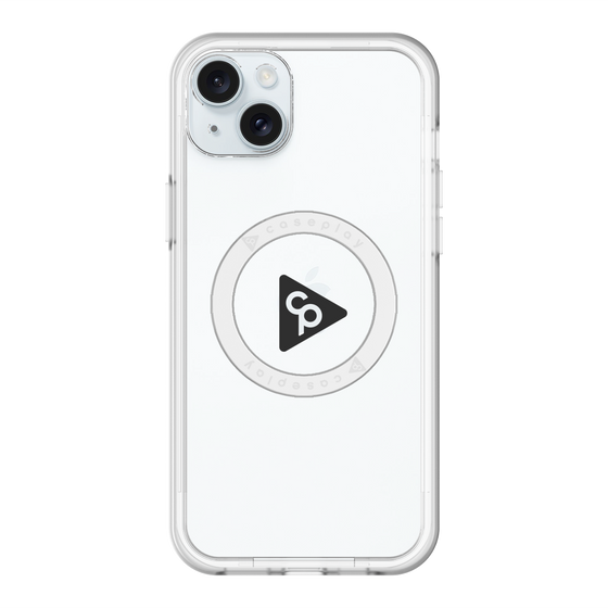 スリムプロテクションプレミアムケース with MagSafe［ オリジナル - caseplayロゴ - ブラック/C ］