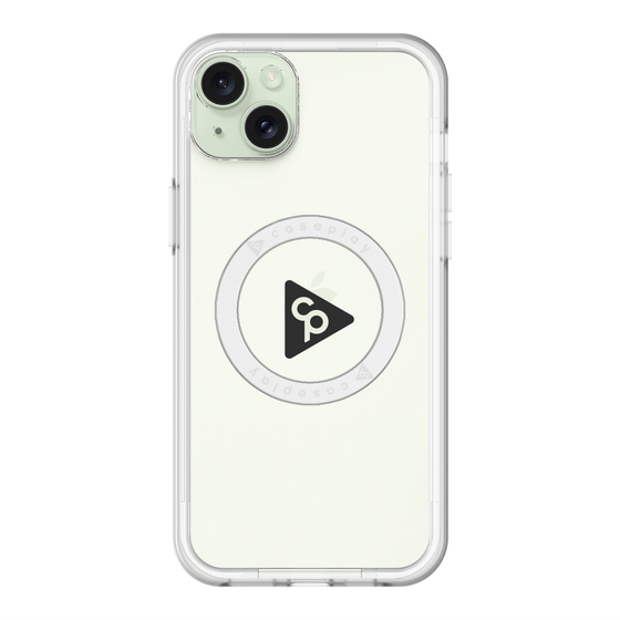 スリムプロテクションプレミアムケース with MagSafe［ オリジナル - caseplayロゴ - ブラック/C ］
