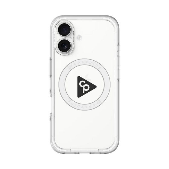 スリムプロテクションプレミアムケース with MagSafe［ オリジナル - caseplayロゴ - ブラック/C ］