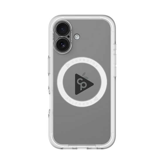 スリムプロテクションプレミアムケース with MagSafe［ オリジナル - caseplayロゴ - ブラック/C ］