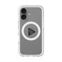 スリムプロテクションプレミアムケース with MagSafe［ オリジナル - caseplayロゴ - ブラック/C ］