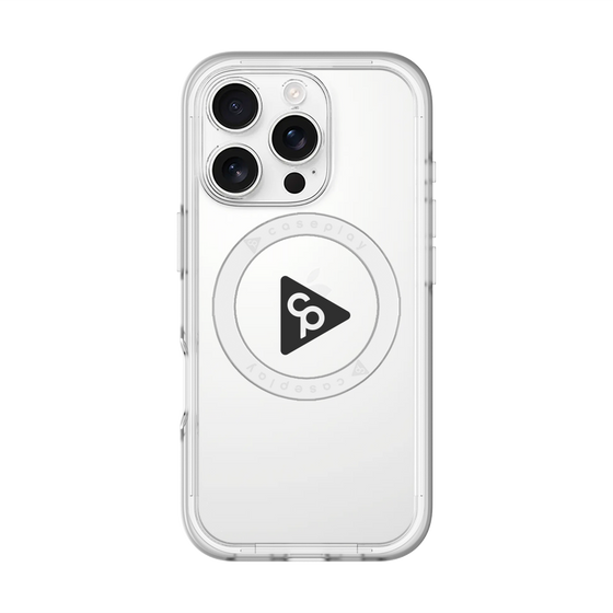 スリムプロテクションプレミアムケース with MagSafe［ オリジナル - caseplayロゴ - ブラック/C ］