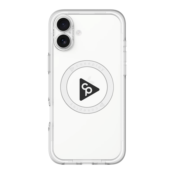 スリムプロテクションプレミアムケース with MagSafe［ オリジナル - caseplayロゴ - ブラック/C ］