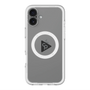 スリムプロテクションプレミアムケース with MagSafe［ オリジナル - caseplayロゴ - ブラック/C ］