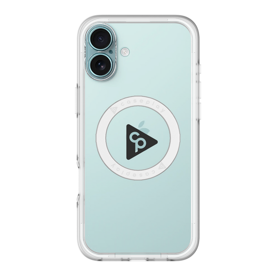 スリムプロテクションプレミアムケース with MagSafe［ オリジナル - caseplayロゴ - ブラック/C ］