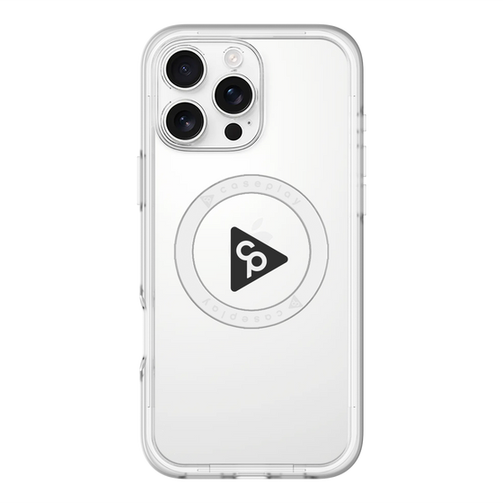 スリムプロテクションプレミアムケース with MagSafe［ オリジナル - caseplayロゴ - ブラック/C ］