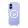 スリムプロテクションプレミアムケース with MagSafe［ オリジナル - caseplayロゴ - ホワイト/C ］
