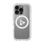 スリムプロテクションプレミアムケース with MagSafe［ オリジナル - caseplayロゴ - ホワイト/C ］