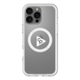 スリムプロテクションプレミアムケース with MagSafe［ オリジナル - caseplayロゴ - ホワイト/C ］