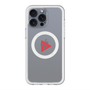 スリムプロテクションプレミアムケース with MagSafe［ オリジナル - caseplayロゴ - レッド/C ］