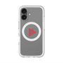 スリムプロテクションプレミアムケース with MagSafe［ オリジナル - caseplayロゴ - レッド/C ］