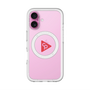 スリムプロテクションプレミアムケース with MagSafe［ オリジナル - caseplayロゴ - レッド/C ］
