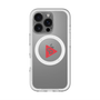 スリムプロテクションプレミアムケース with MagSafe［ オリジナル - caseplayロゴ - レッド/C ］