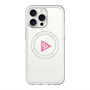 スリムプロテクションプレミアムケース with MagSafe［ オリジナル - caseplayロゴ - ピンク/C ］