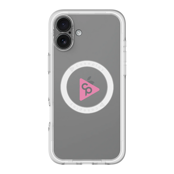 スリムプロテクションプレミアムケース with MagSafe［ オリジナル - caseplayロゴ - ピンク/C ］
