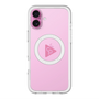 スリムプロテクションプレミアムケース with MagSafe［ オリジナル - caseplayロゴ - ピンク/C ］