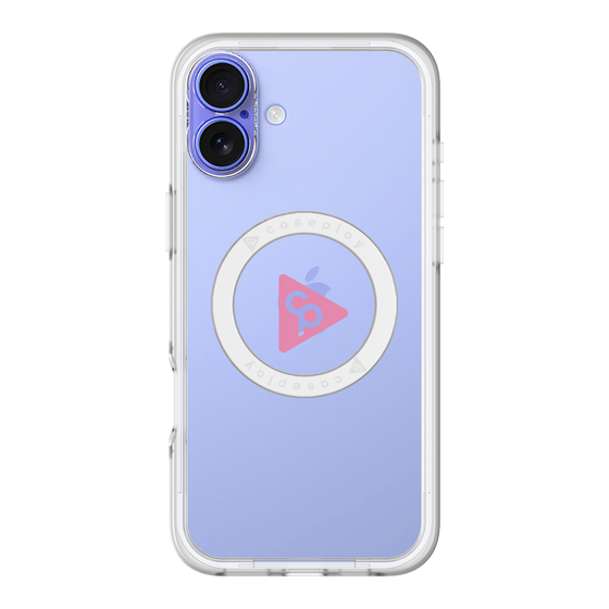 スリムプロテクションプレミアムケース with MagSafe［ オリジナル - caseplayロゴ - ピンク/C ］
