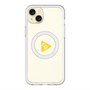 スリムプロテクションプレミアムケース with MagSafe［ オリジナル - caseplayロゴ - イエロー/C ］
