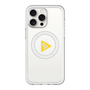 スリムプロテクションプレミアムケース with MagSafe［ オリジナル - caseplayロゴ - イエロー/C ］