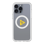 スリムプロテクションプレミアムケース with MagSafe［ オリジナル - caseplayロゴ - イエロー/C ］