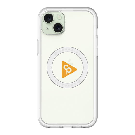 スリムプロテクションプレミアムケース with MagSafe［ オリジナル - caseplayロゴ - オレンジ/C ］