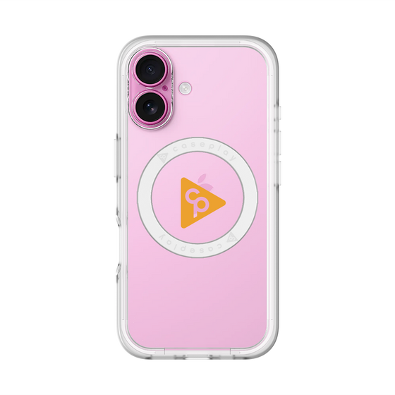 スリムプロテクションプレミアムケース with MagSafe［ オリジナル - caseplayロゴ - オレンジ/C ］