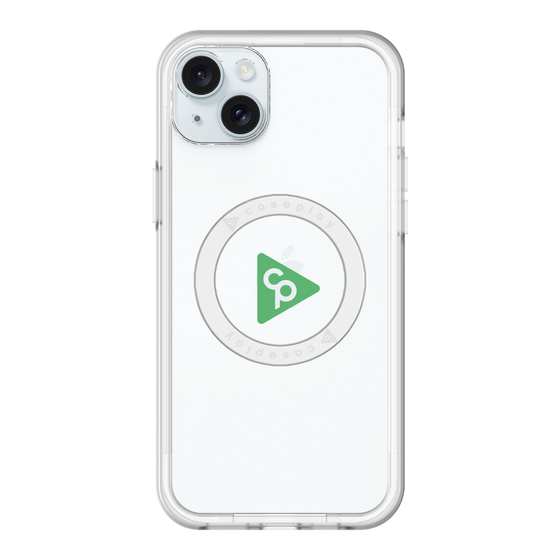 スリムプロテクションプレミアムケース with MagSafe［ オリジナル - caseplayロゴ - グリーン/C ］