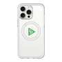 スリムプロテクションプレミアムケース with MagSafe［ オリジナル - caseplayロゴ - グリーン/C ］