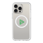 スリムプロテクションプレミアムケース with MagSafe［ オリジナル - caseplayロゴ - グリーン/C ］