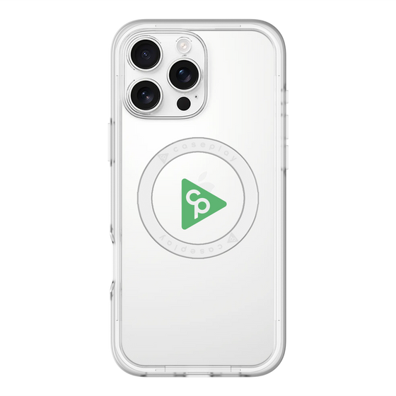 スリムプロテクションプレミアムケース with MagSafe［ オリジナル - caseplayロゴ - グリーン/C ］