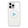 スリムプロテクションプレミアムケース with MagSafe［ オリジナル - caseplayロゴ - ライトブルー/C ］
