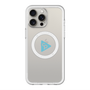 スリムプロテクションプレミアムケース with MagSafe［ オリジナル - caseplayロゴ - ライトブルー/C ］