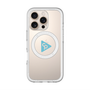 スリムプロテクションプレミアムケース with MagSafe［ オリジナル - caseplayロゴ - ライトブルー/C ］