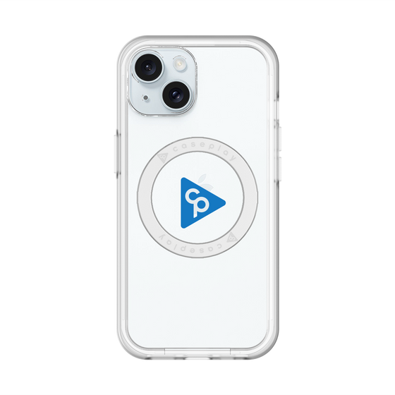 スリムプロテクションプレミアムケース with MagSafe［ オリジナル - caseplayロゴ - ブルー/C ］