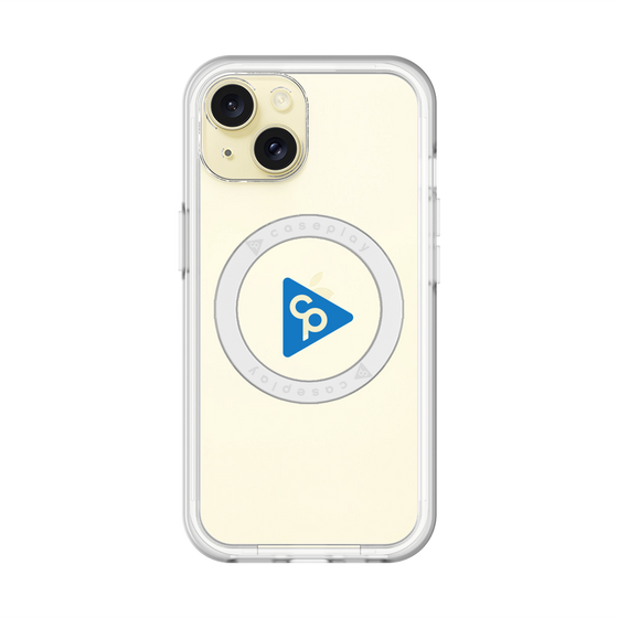スリムプロテクションプレミアムケース with MagSafe［ オリジナル - caseplayロゴ - ブルー/C ］