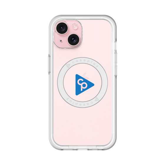 スリムプロテクションプレミアムケース with MagSafe［ オリジナル - caseplayロゴ - ブルー/C ］