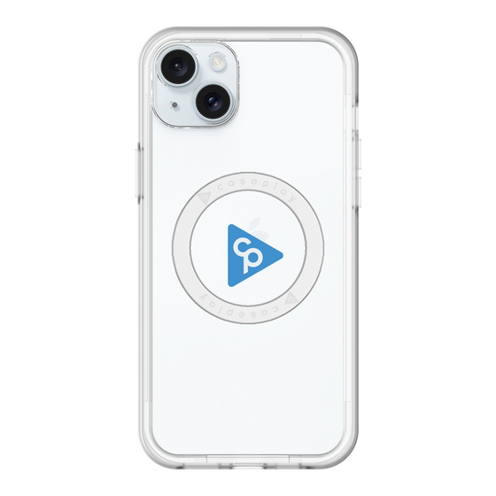 スリムプロテクションプレミアムケース with MagSafe［ オリジナル - caseplayロゴ - ブルー/C ］