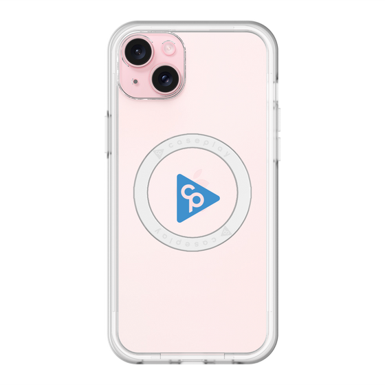 スリムプロテクションプレミアムケース with MagSafe［ オリジナル - caseplayロゴ - ブルー/C ］
