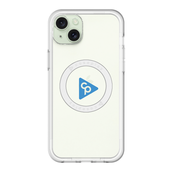 スリムプロテクションプレミアムケース with MagSafe［ オリジナル - caseplayロゴ - ブルー/C ］