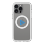 スリムプロテクションプレミアムケース with MagSafe［ オリジナル - caseplayロゴ - ブルー/C ］
