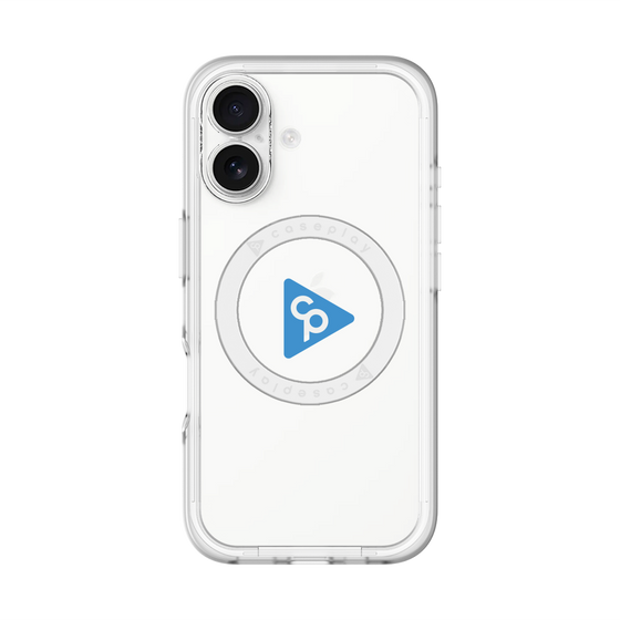 スリムプロテクションプレミアムケース with MagSafe［ オリジナル - caseplayロゴ - ブルー/C ］