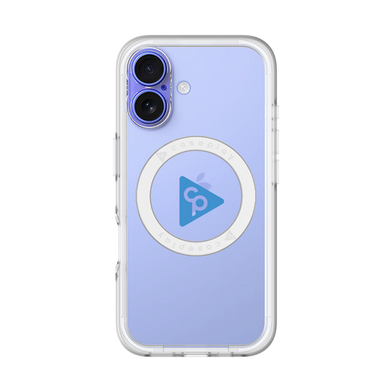 スリムプロテクションプレミアムケース with MagSafe［ オリジナル - caseplayロゴ - ブルー/C ］