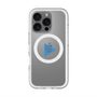 スリムプロテクションプレミアムケース with MagSafe［ オリジナル - caseplayロゴ - ブルー/C ］