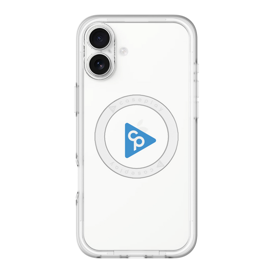 スリムプロテクションプレミアムケース with MagSafe［ オリジナル - caseplayロゴ - ブルー/C ］