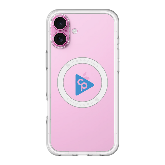スリムプロテクションプレミアムケース with MagSafe［ オリジナル - caseplayロゴ - ブルー/C ］
