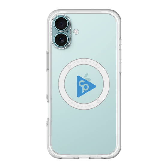 スリムプロテクションプレミアムケース with MagSafe［ オリジナル - caseplayロゴ - ブルー/C ］