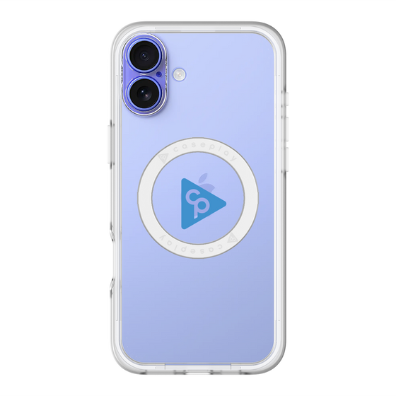 スリムプロテクションプレミアムケース with MagSafe［ オリジナル - caseplayロゴ - ブルー/C ］